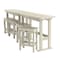 Highwood Usa Lehigh 6pc Counter Height Outdoor Patio Furniture Balcony Set AD-KITBALC101-WAE - alternate 1